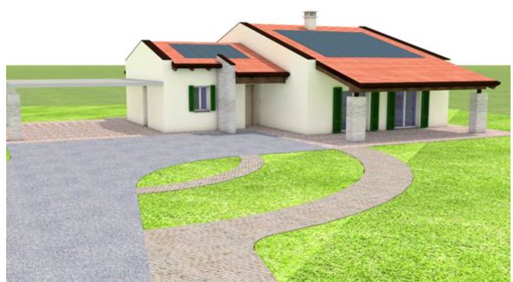 render progetto unifamiliare